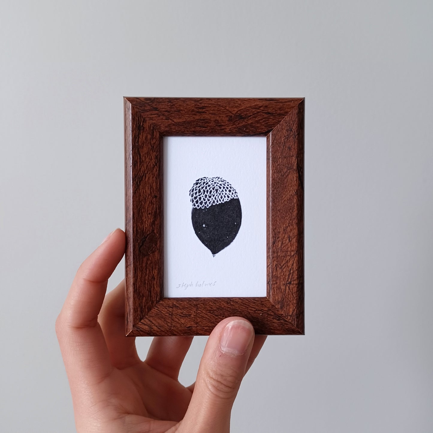 Lucky Acorn no. 104 framed print